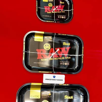 RAW Classic Black Rolling Tray
