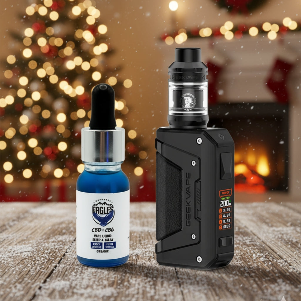 Geekvape Aegis Legend 2 Vape Kit + 10ML CBD 🎄 Southampton Christmas Power Bundle – Limited Stock!