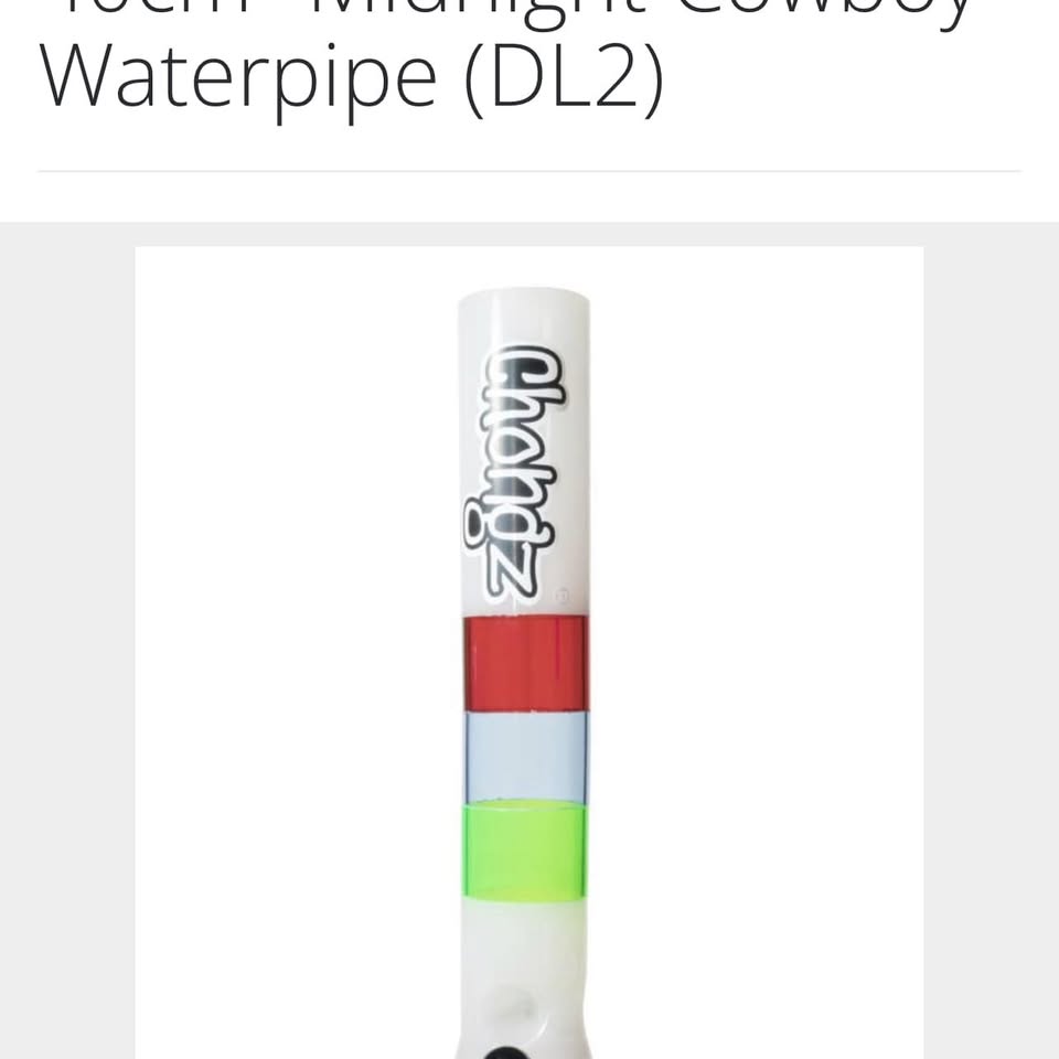 Chongz 'Midnight Cowboy' Acrylic Waterpipe