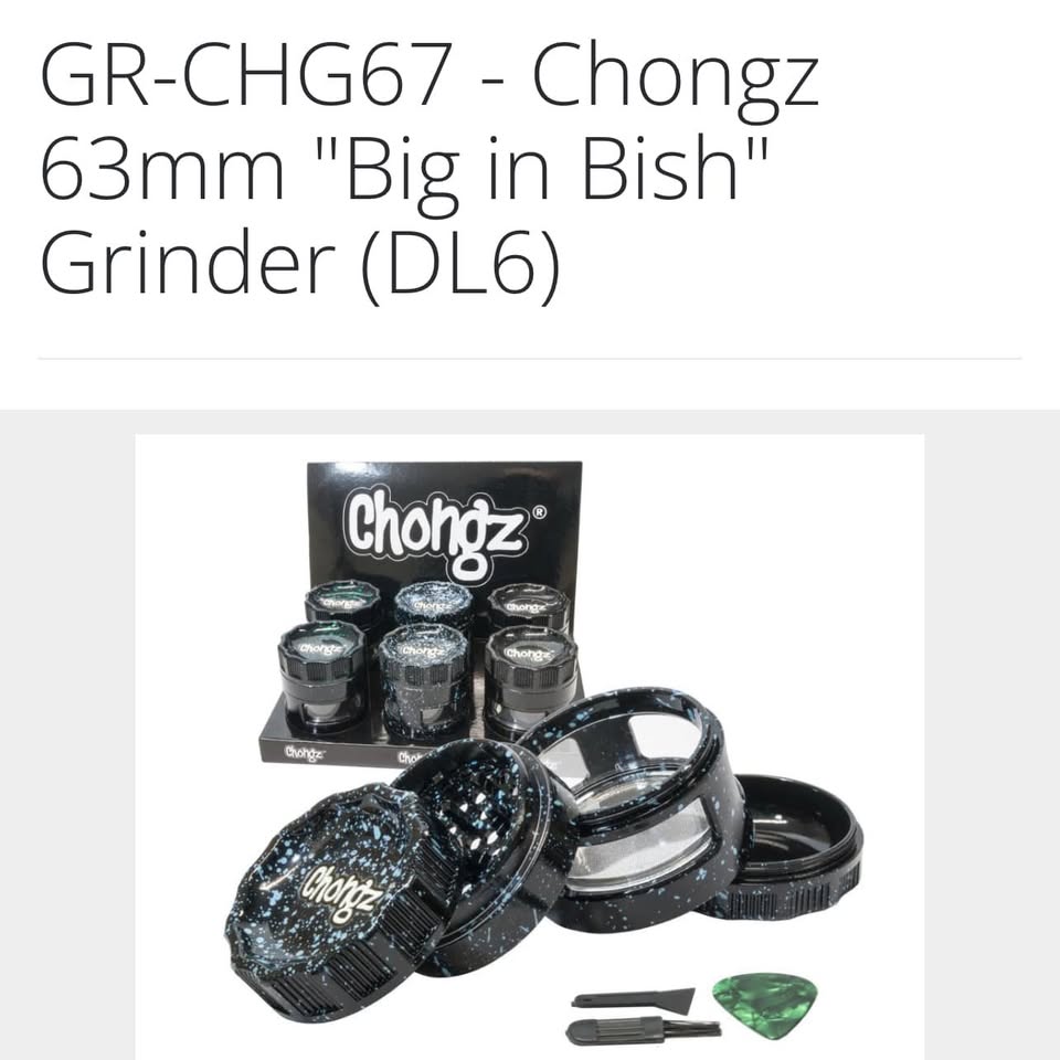 Chongz 63mm 'Big in Bish' Grinder