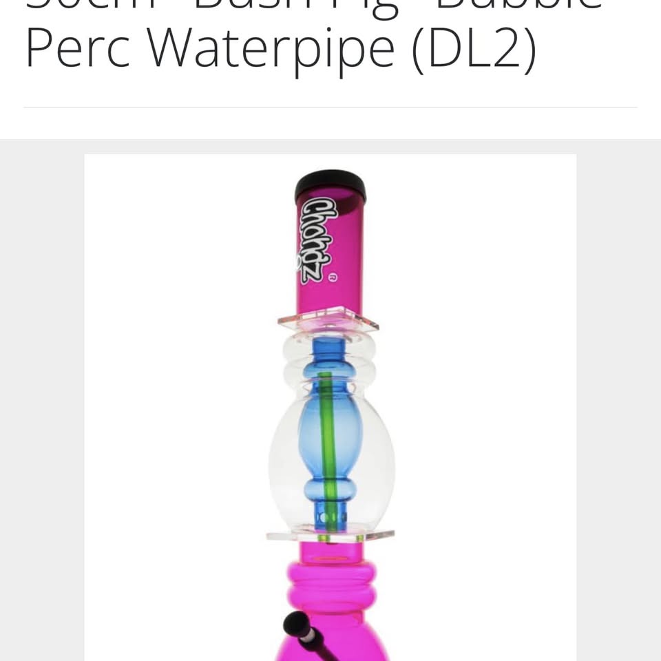 Chongz 'Bush Pig' Bubble Perc Acrylic Waterpipe