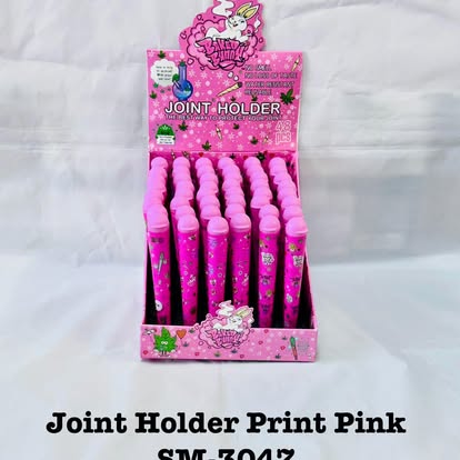 Joint Holder Print Pink
