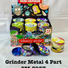 Metal 4 Part Tobacco Grinder Cartoon Print