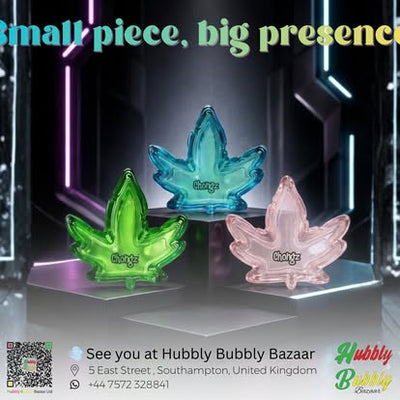 Chongz Leaf Shaped Glass Ashtray