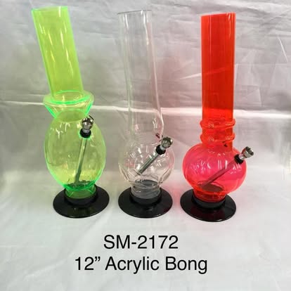 Bubble Base 12" Acrylic Bong