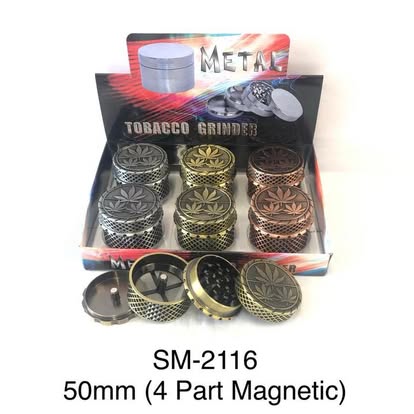 50mm 4-Part Magnetic Leaf Grinder