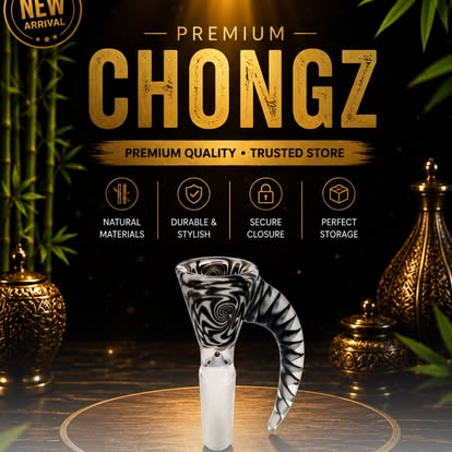 Chongz Horn Glass Bong Bowl