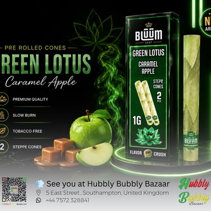 Blüüm Leaf Green Lotus Caramel Apple Pre-Rolled Steppe Cones 2 Pack
