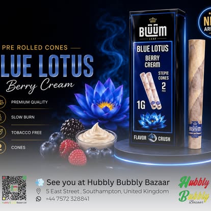 Blüüm Leaf Blue Lotus Berry Cream Pre-Rolled Steppe Cones 2 Pack
