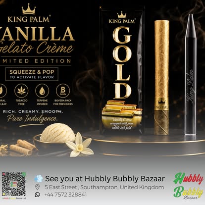 King Palm Gold Vanilla Gelato Crème Limited Edition
