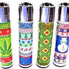 Clipper Large Lighter – Christmas Jumper Leaf Print