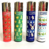 Clipper Large Lighter – Christmas Jumper Leaf Print
