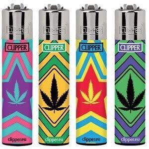 Clipper Large Lighter – Leaf Diamond Sign Print