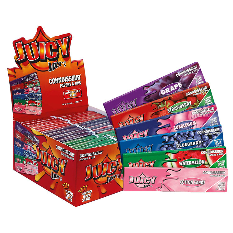 Juicy Jays Connoisseur Box - Kingsize Slim with Tips