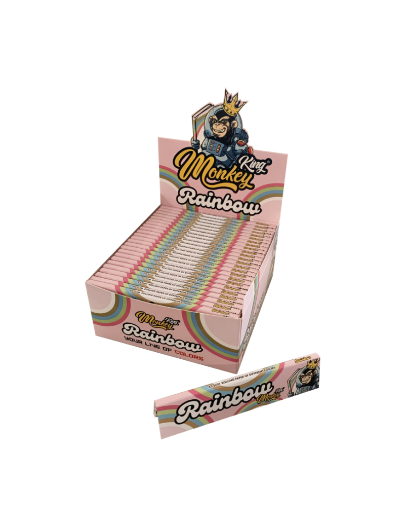 Monkey King Rainbow K/S Slim papers Box