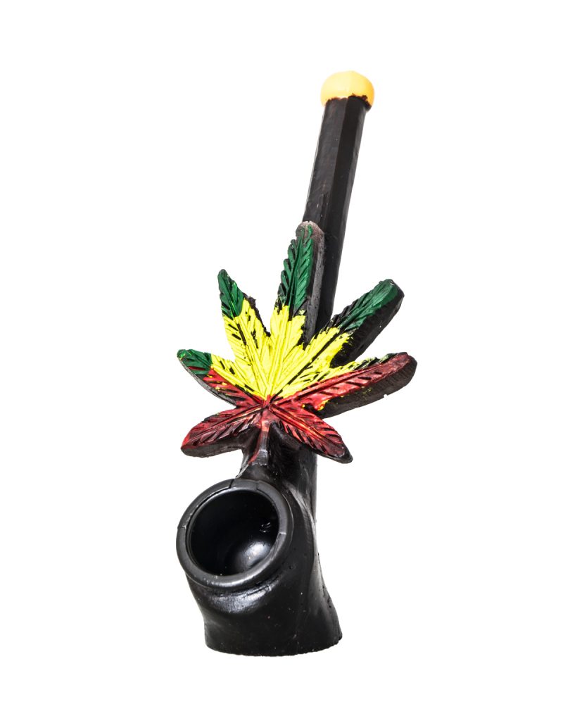 Novelty “Rasta Leaf” Pipe