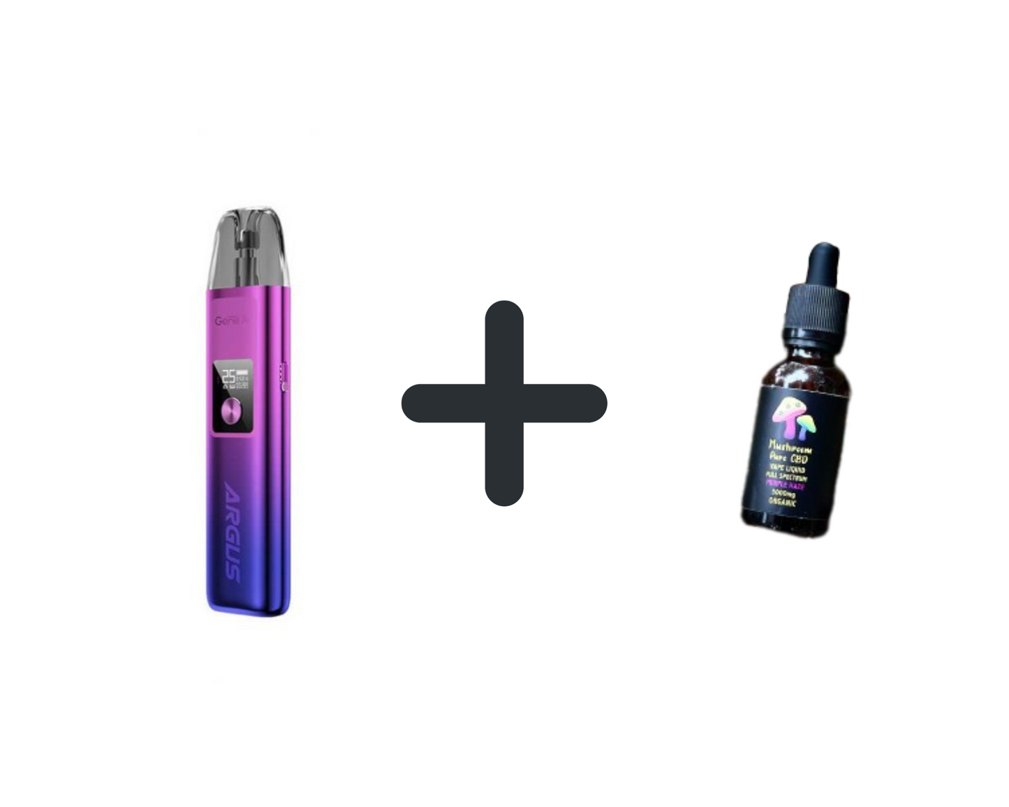 10ML Mushroom Cbd 5000MG Vape Liquid  + Argus G Pod Kit