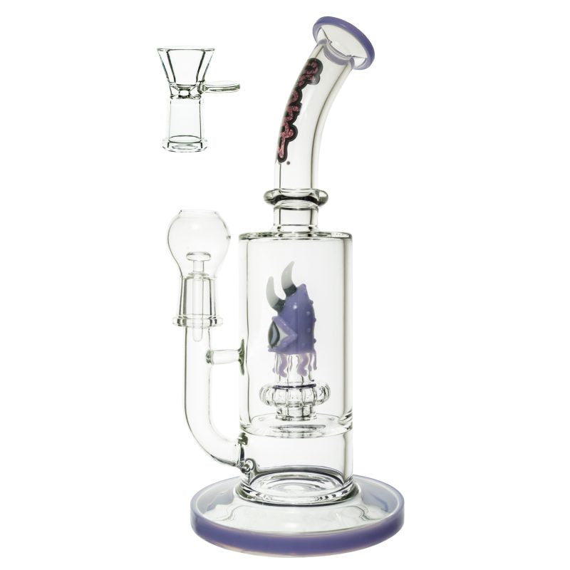 Glass Chongz “purple haze” 30cm 2 system waterpipe – purple