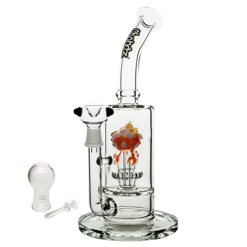 Chongz “Strawberry” 30cm 2 system waterpipe - red