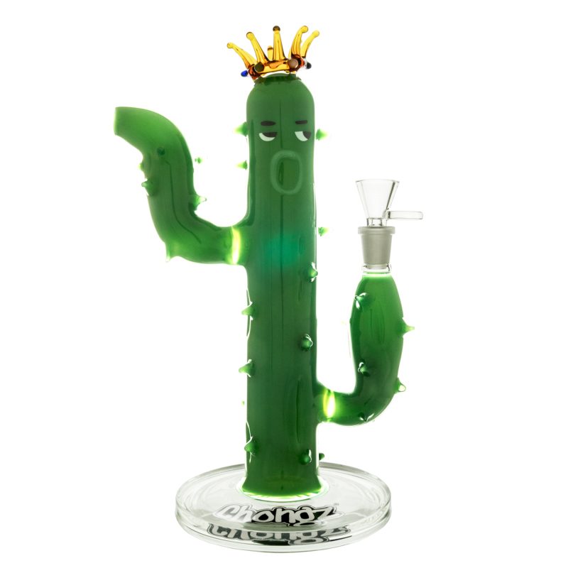 Chongz 30cm “Cactus Mike” Jade Green Waterpipe