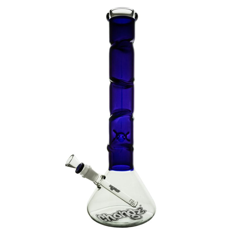 Chongz 42cm “Tracky Bots Tucked Socks” Blue Waterpipe