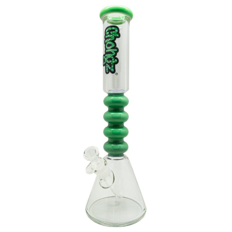 Chongz 40cm “Envy Breeds Desire” Milk Green Waterpipe