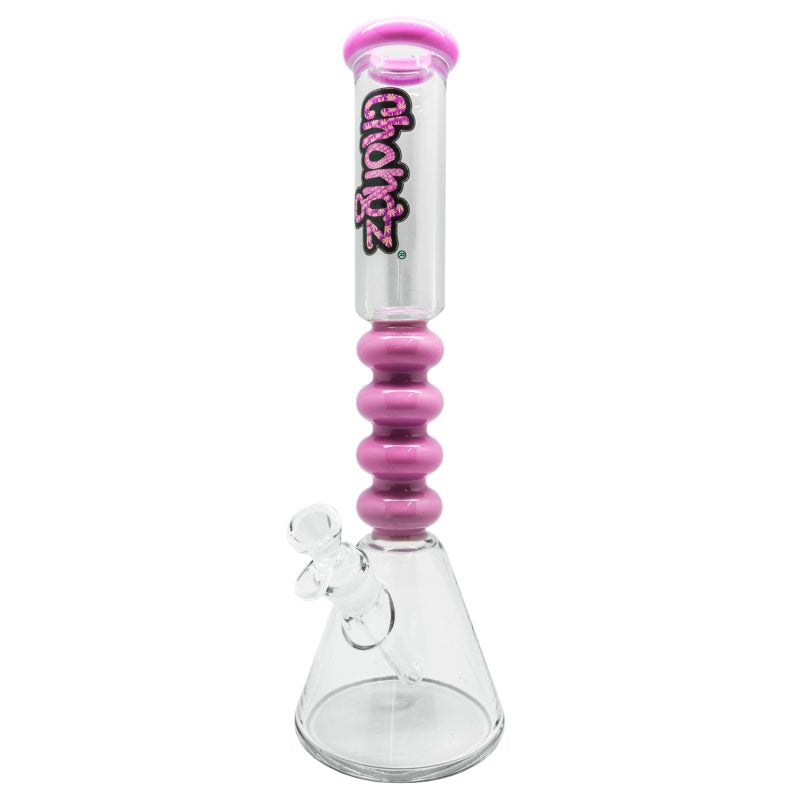 Chongz 40cm “Envy Breeds Desire” Milk Pink Waterpipe