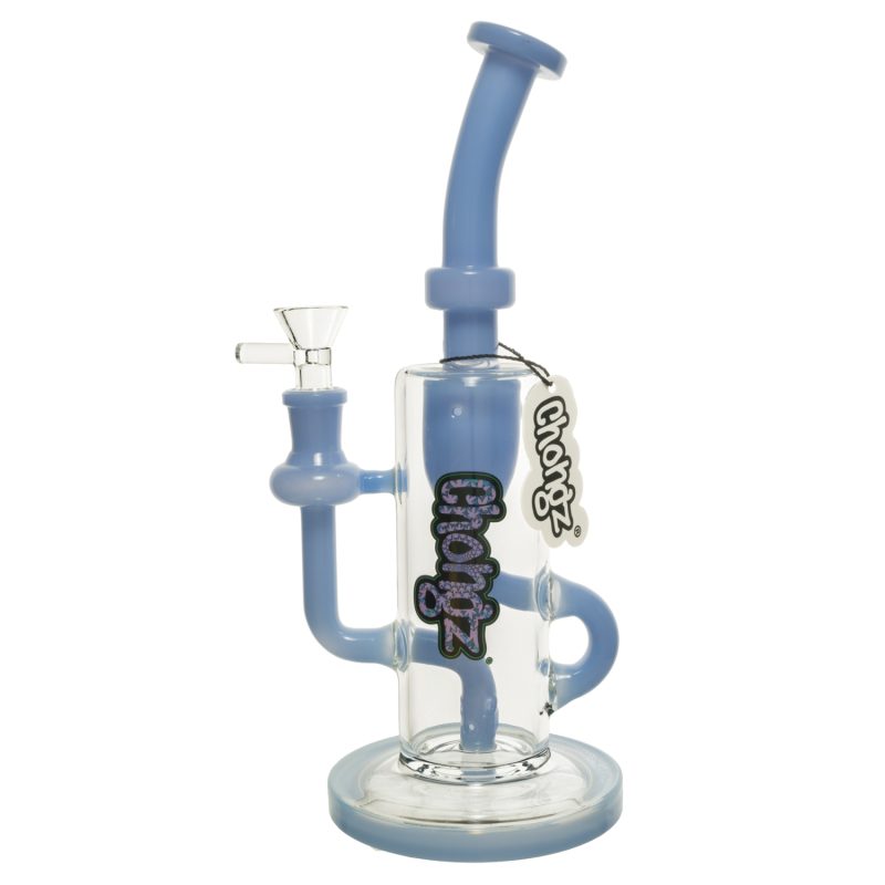 Chongz Glass “Tupelo” 26cm 5mm Milk Blue Percolator