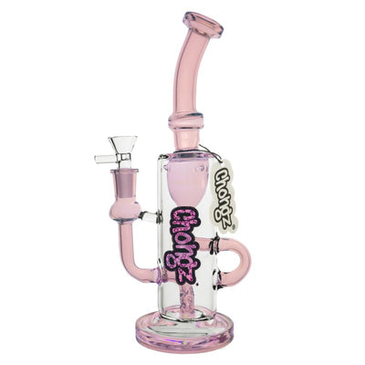 Chongz Glass “Tupelo” 25cm 5mm Pink Percolator