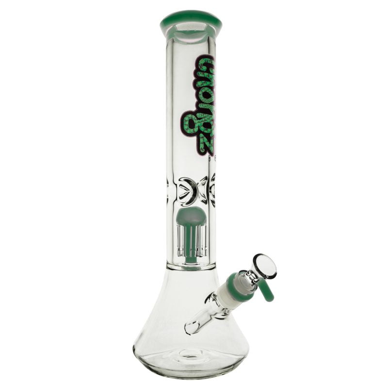 Chongz Glass “Caribou” 7mm 35cm Milk Green Waterpipe