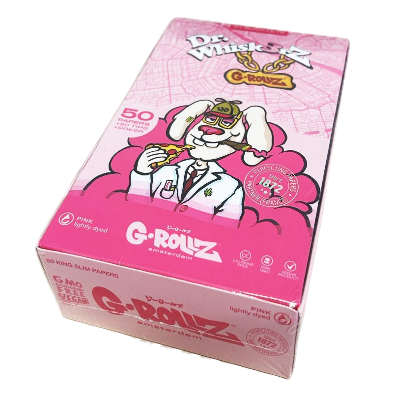 G Rollz Kingsize papers and tips Box – Dr Whiskers