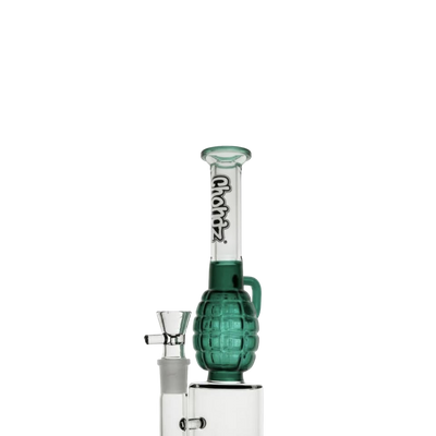 Chongz 'Spanish Bombs' Green 35cm Glass Waterpipe