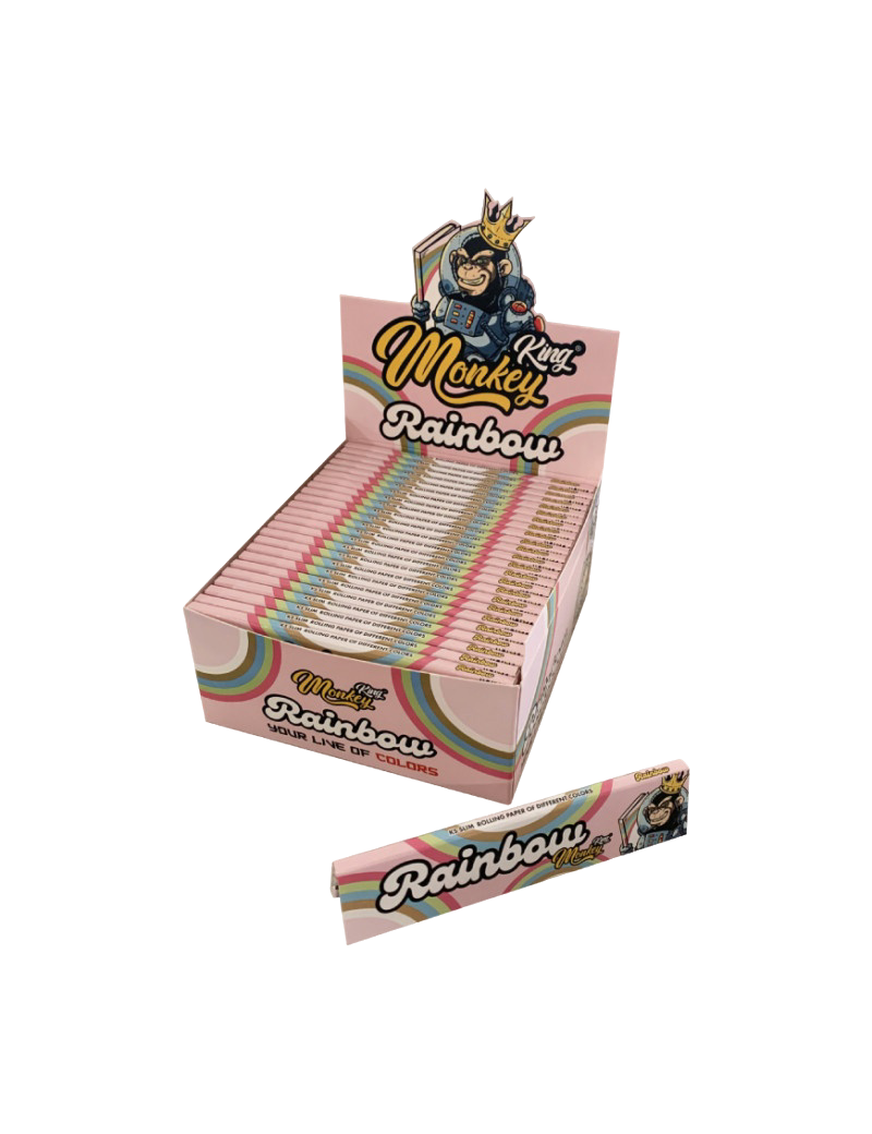 Monkey King Rainbow K/S Slim papers Box
