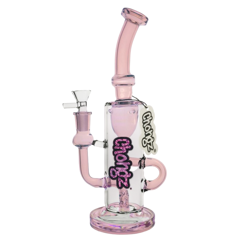 Chongz Glass “Tupelo” 25cm 5mm Pink Percolator