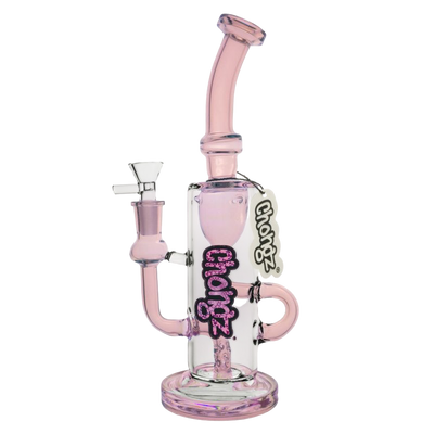 Chongz Glass “Tupelo” 25cm 5mm Pink Percolator