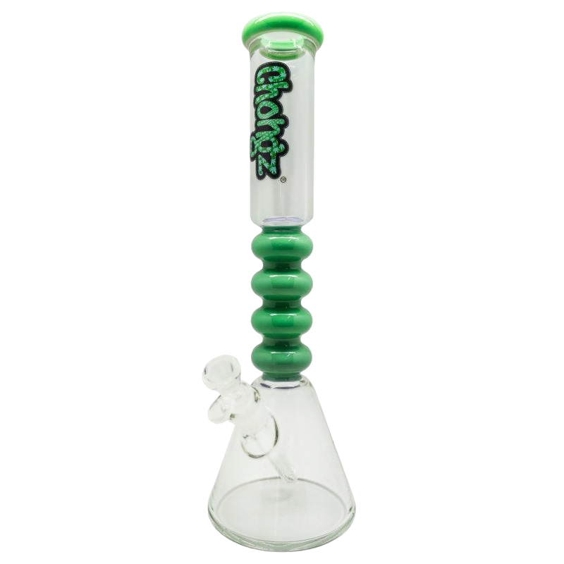 Chongz 40cm “Envy Breeds Desire” Milk Green Waterpipe