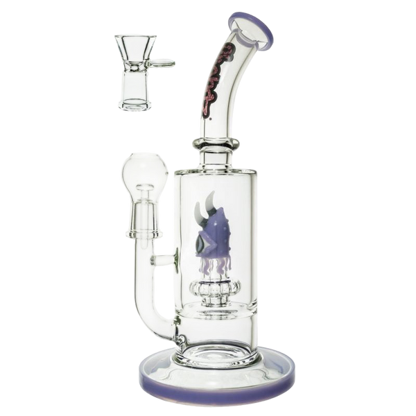 Glass Chongz “purple haze” 30cm 2 system waterpipe – purple