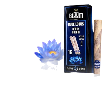Blüüm Leaf Blue Lotus Berry Cream Pre-Rolled Steppe Cones 2 Pack