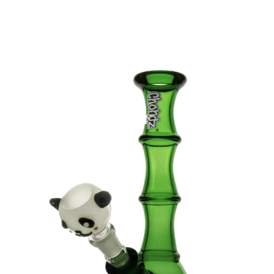 Chongz 24cm 'G-Stick' Green Glass Waterpipe
