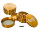 Chongz 90mm “Big Big Love” 4pt grinder – Gold