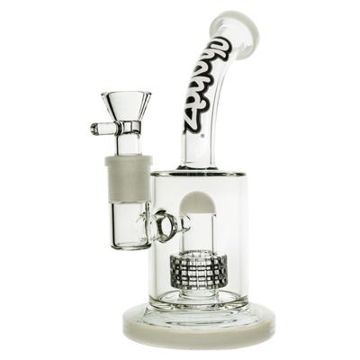 Chongz Glass 23cm “Turbo” white accent waterpipe