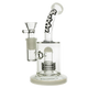 Chongz Glass 23cm “Turbo” white accent waterpipe