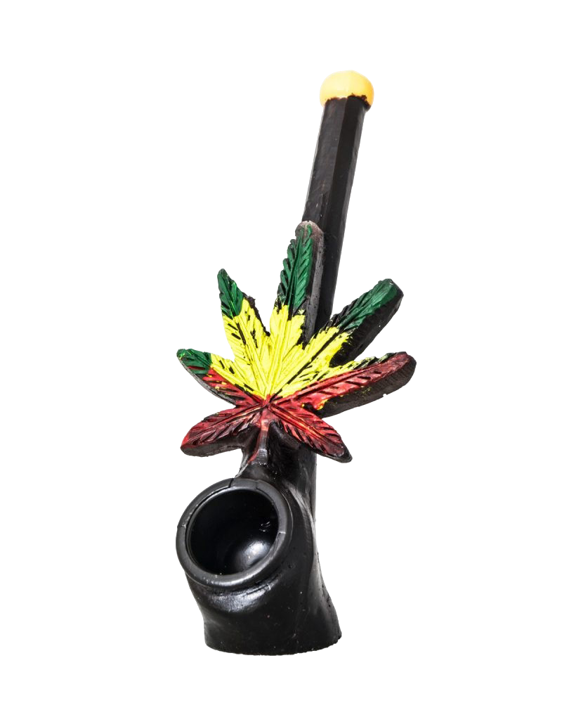 Novelty “Rasta Leaf” Pipe