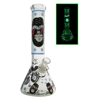 Chongz Glass 30cm “Monkeee Maan” 7mm Glow