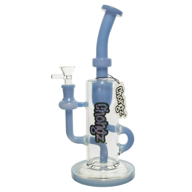 Chongz Glass “Tupelo” 26cm 5mm Milk Blue Percolator