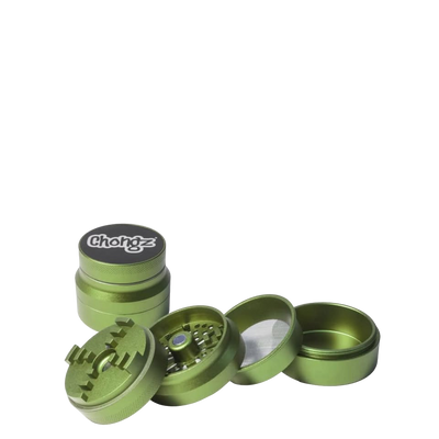 Chongz 62mm 'Big Chief' Grinder Green