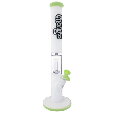 Chongz Glass 45cm “Great White” with Milk Green Accents