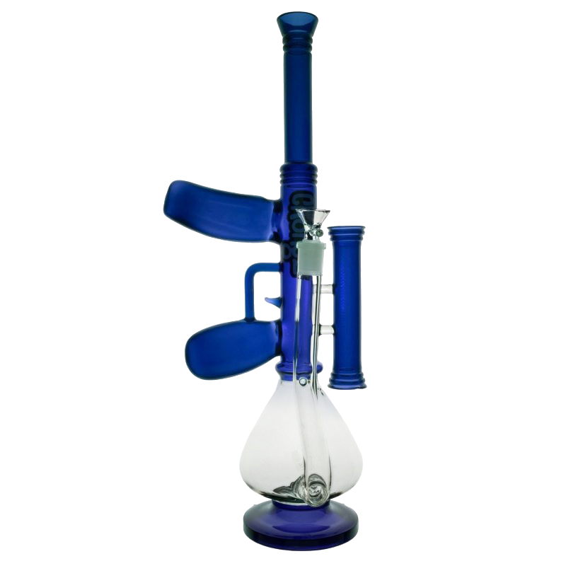 Chongz Glass “Eton Rifle” Blue 45cm waterpipe