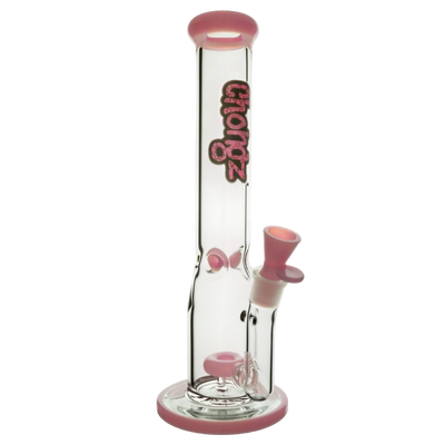 Glass Chongz 35cm “Stinky Toes” Pink Percolator