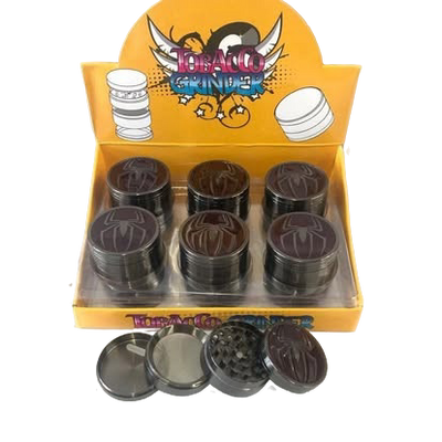 Spider Embossed 4-Part Grinder